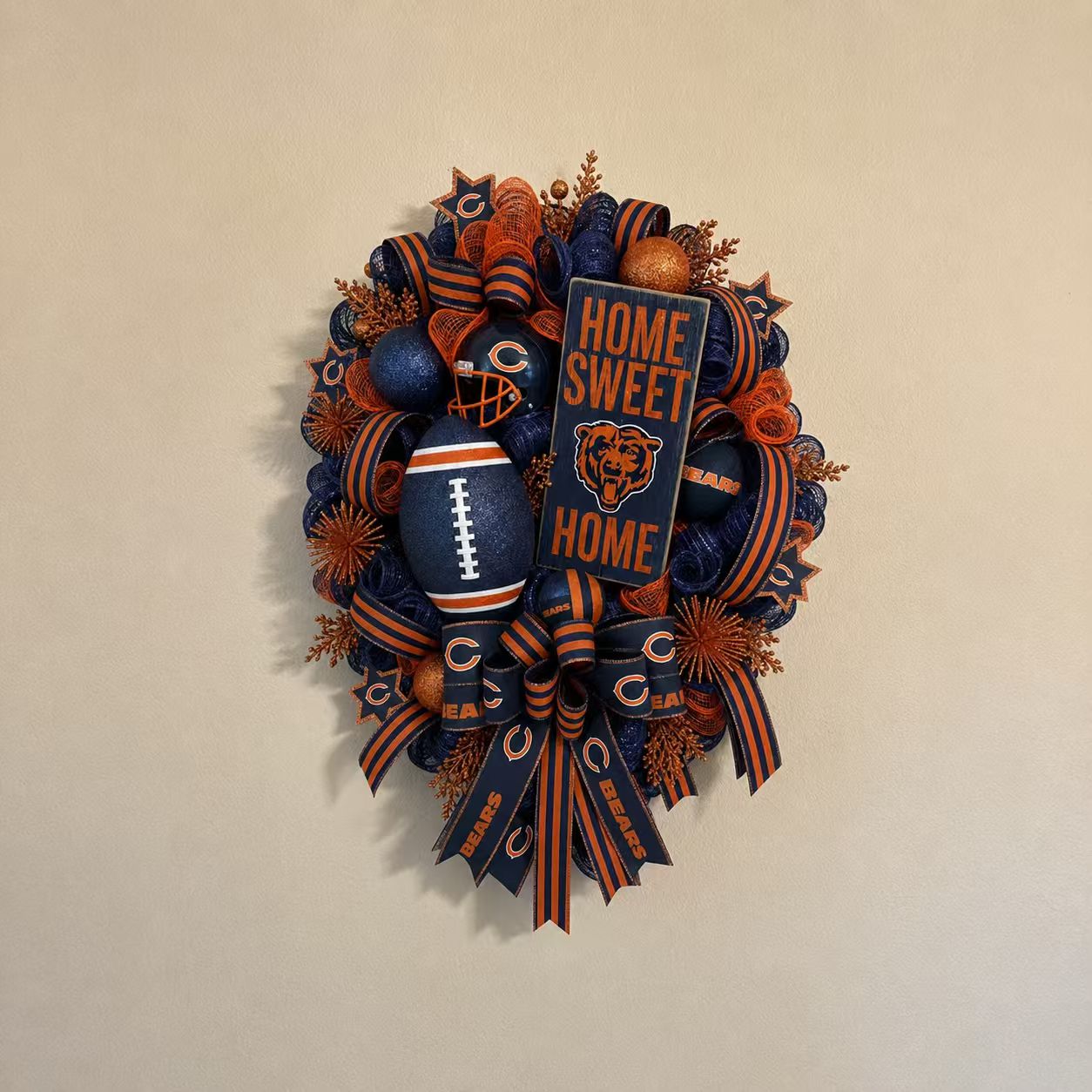 Custom Game Day Fan Wreath
