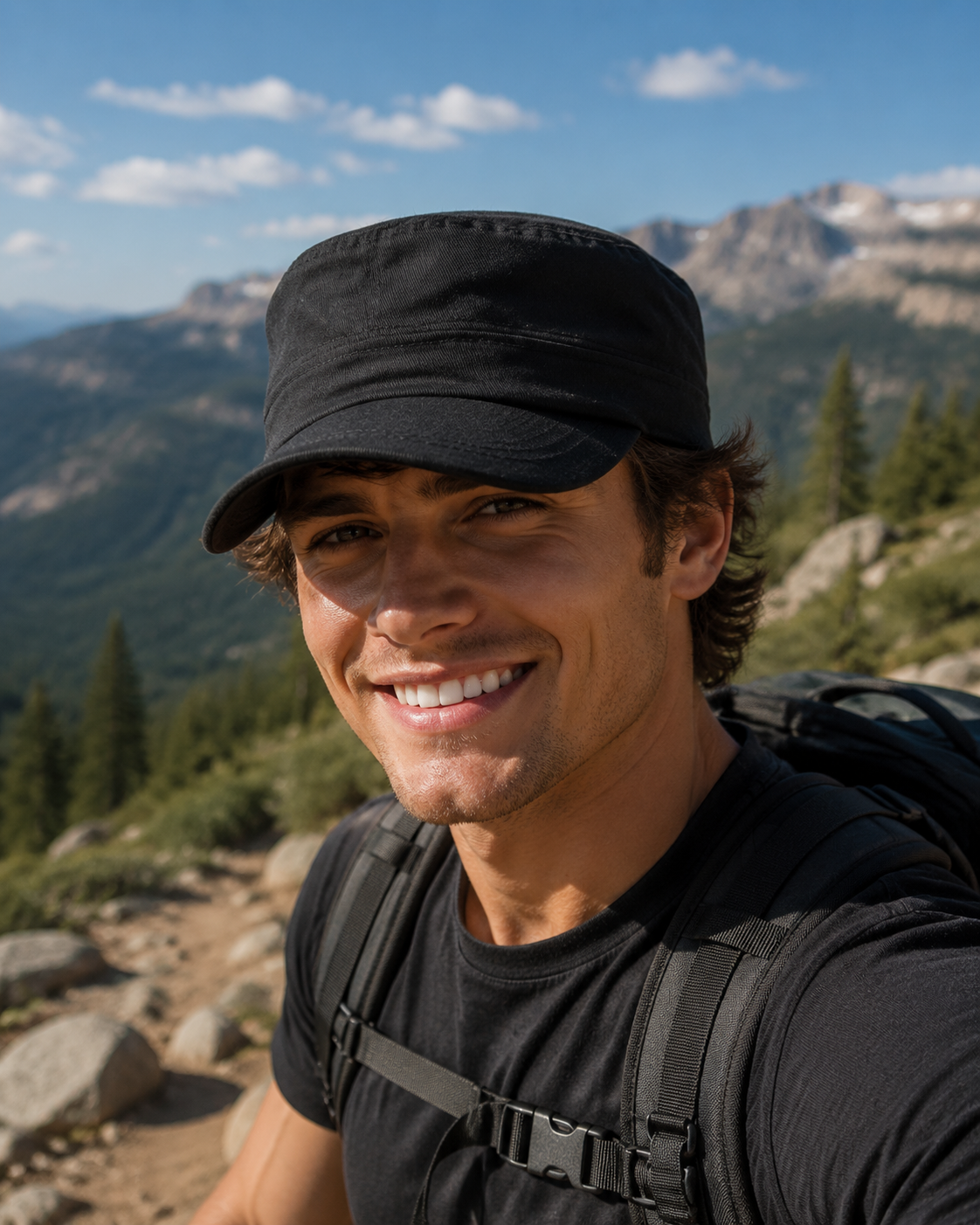 Classic Solid Color Military Cap