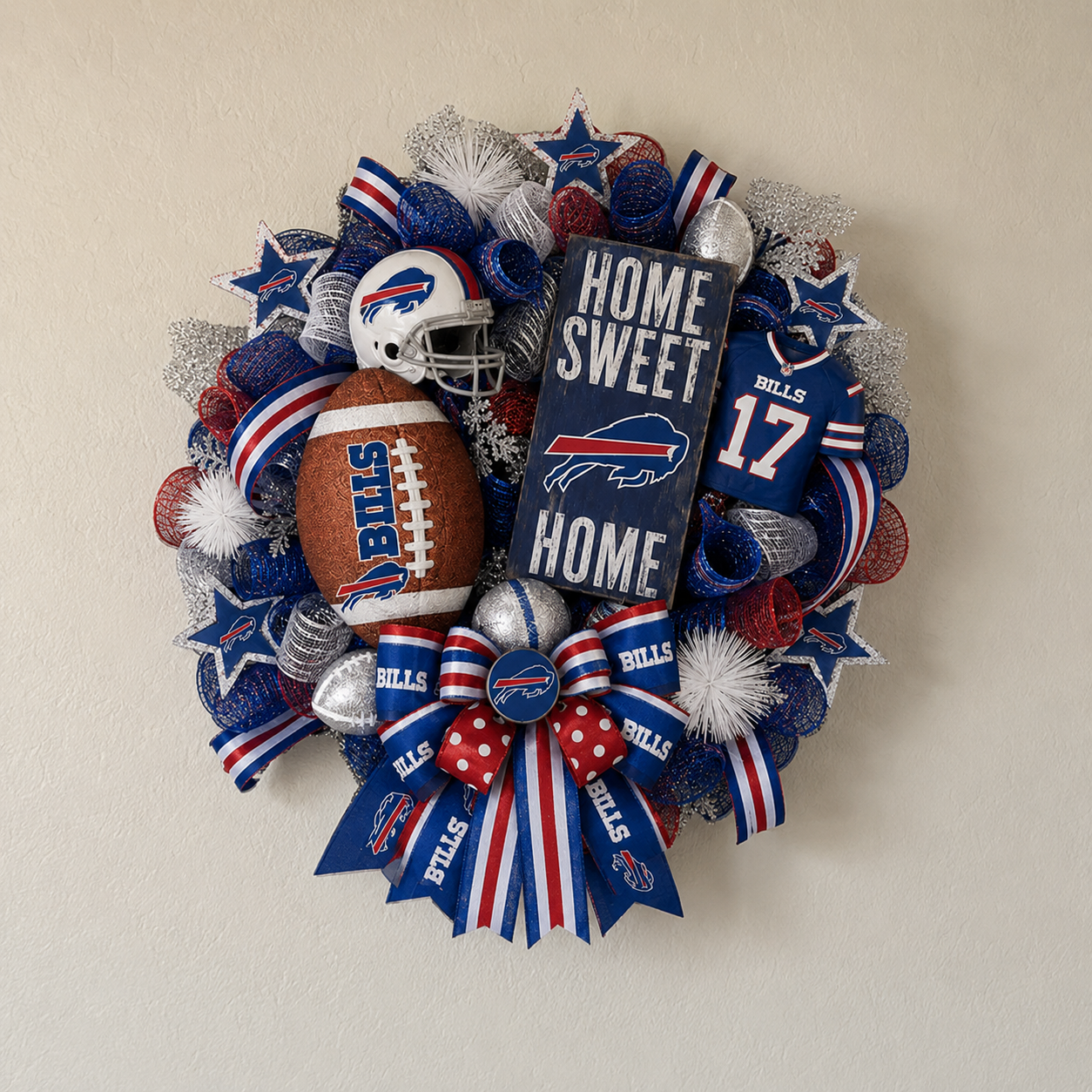 Custom Game Day Fan Wreath