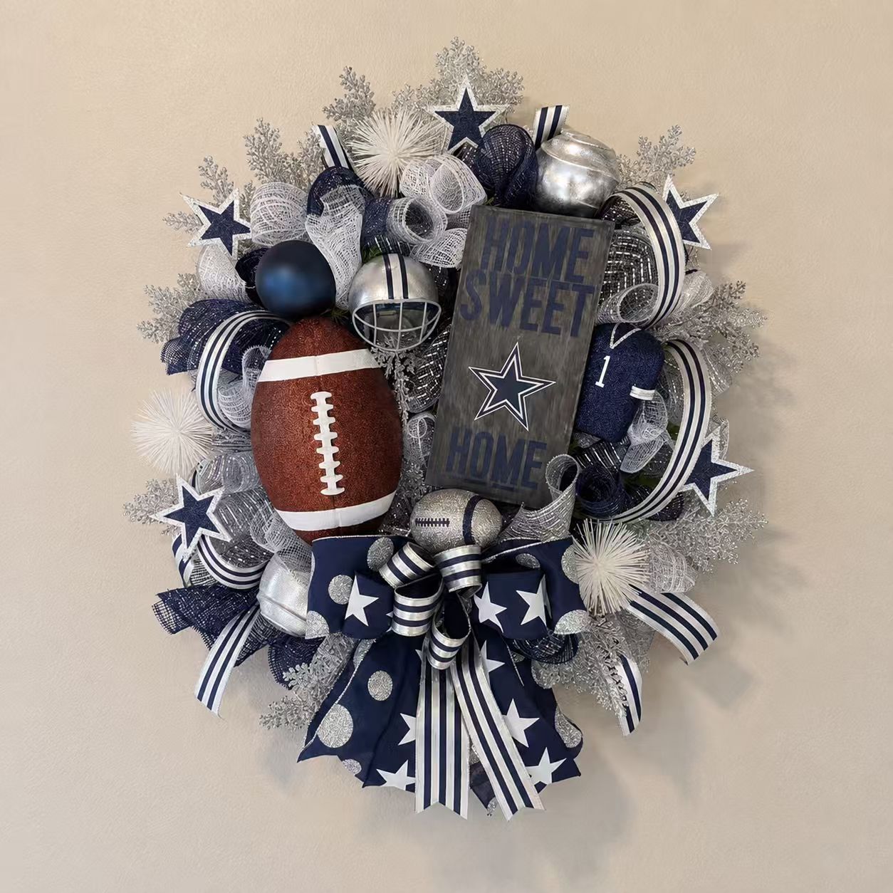 Custom Game Day Fan Wreath