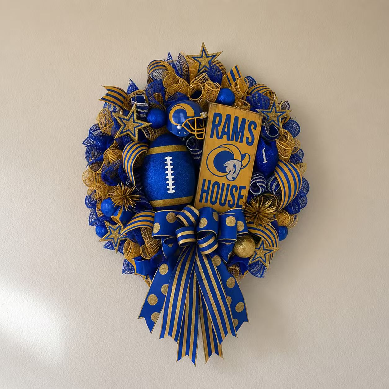 Custom Game Day Fan Wreath