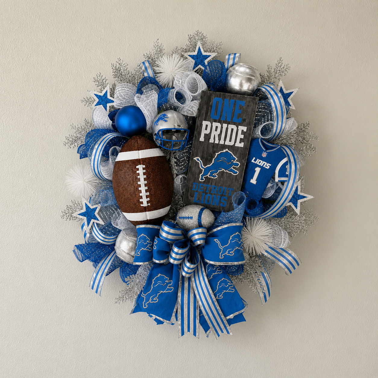 Custom Game Day Fan Wreath
