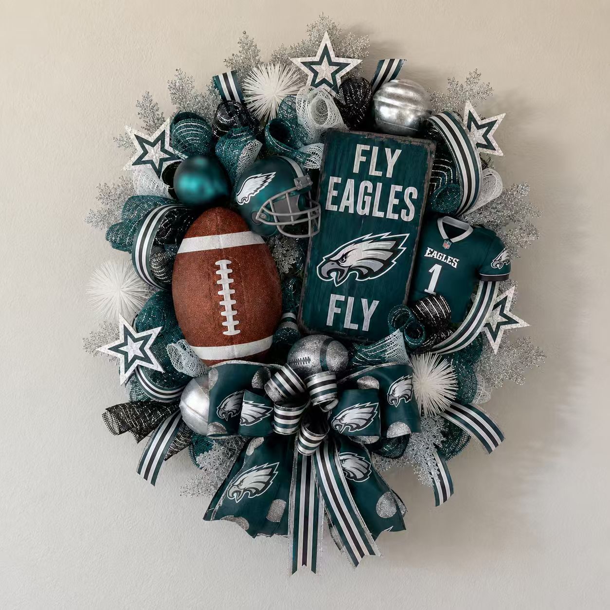 Custom Game Day Fan Wreath