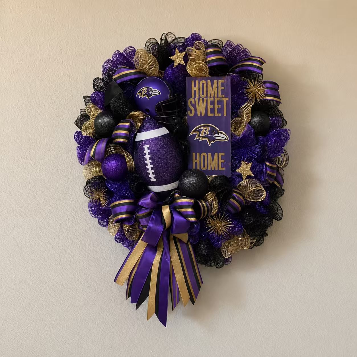 Custom Game Day Fan Wreath