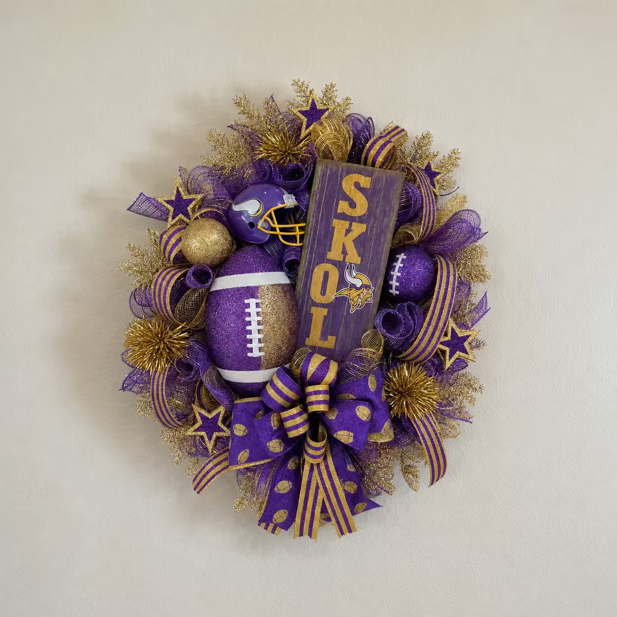 Custom Game Day Fan Wreath
